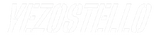 White outlined text reading 'MEZOSTELLO' on a solid black background.